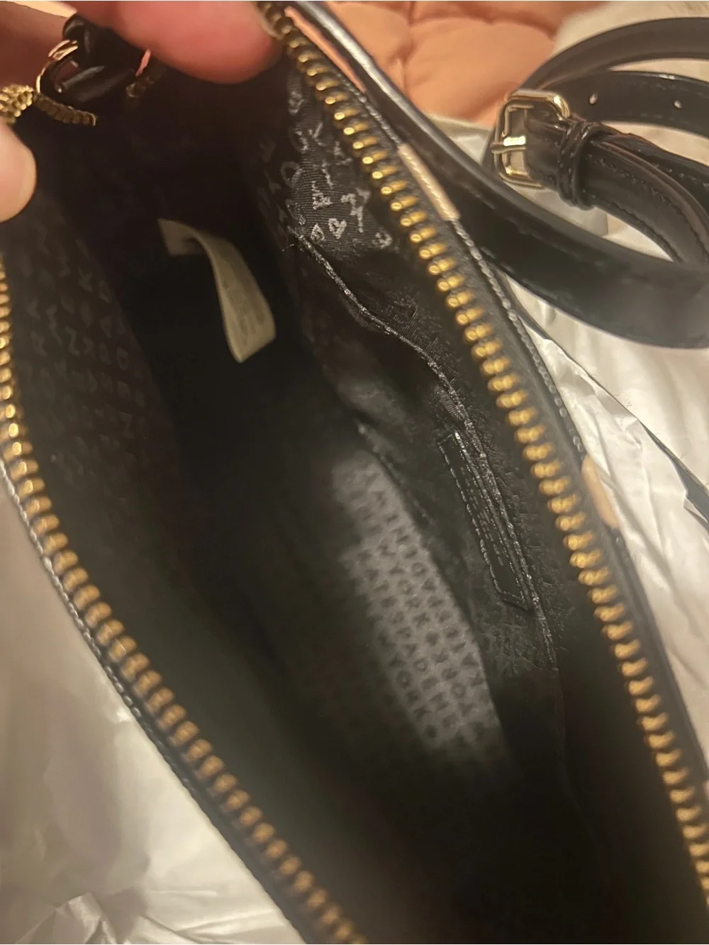 Kate Spade black/cream purse